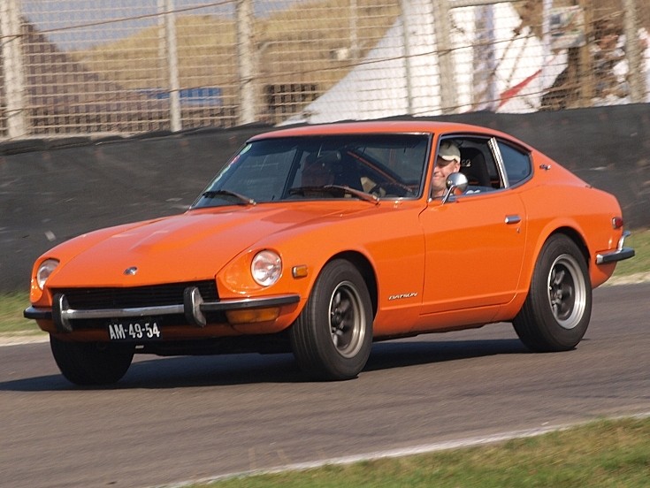 Datsun 240 Z Sport at race circuit