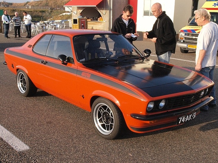 Orange 1973 Opel Manta