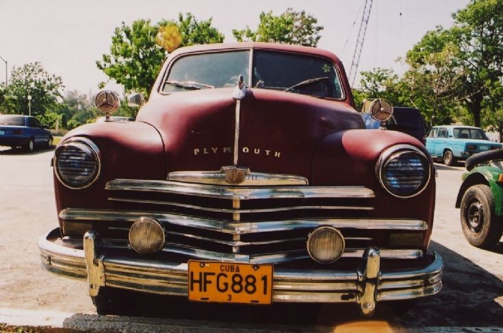 1949 Plymouth in Havana, Cuba.