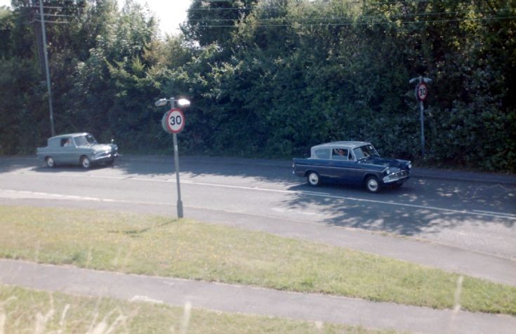 A brace of Ford Anglia 105E's