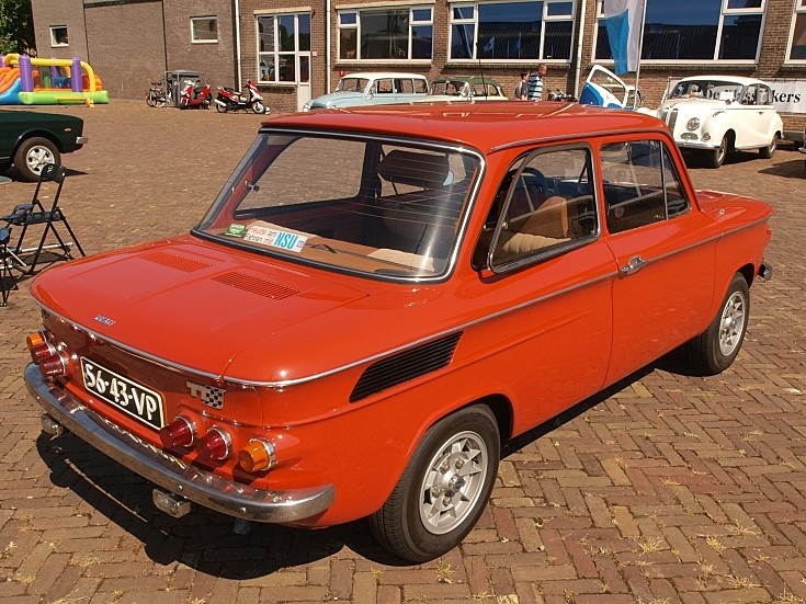 Orange 1972 NSU TT 1000C in good condition