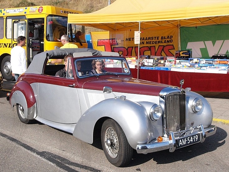 Enjoying the sunshine in a Alvis TA21