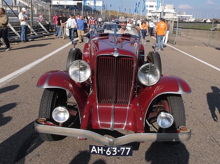 Front view of a classic Auburn