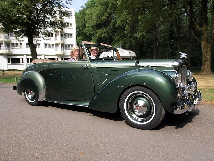 Showing off a classic Alvis