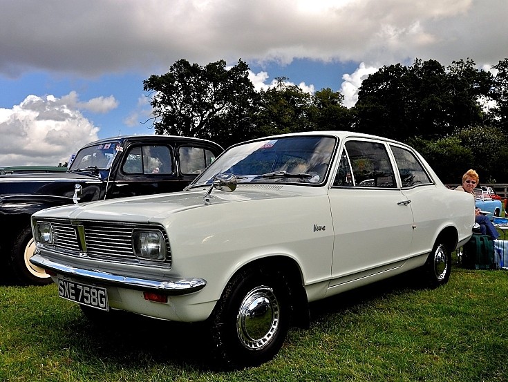 White 2 door Vauxhall