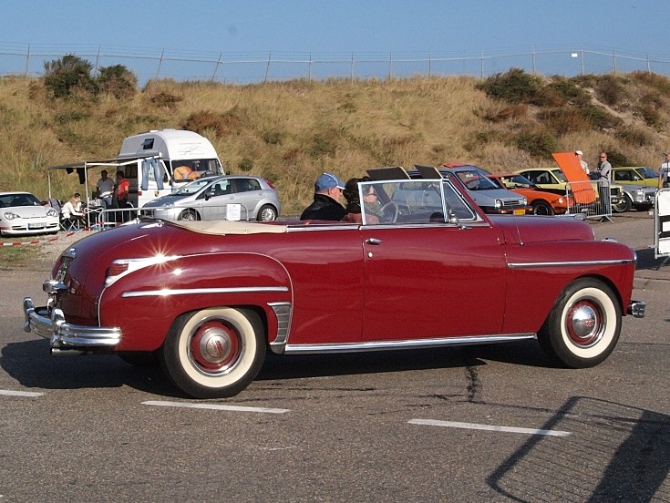Red Plymouth De Luxe