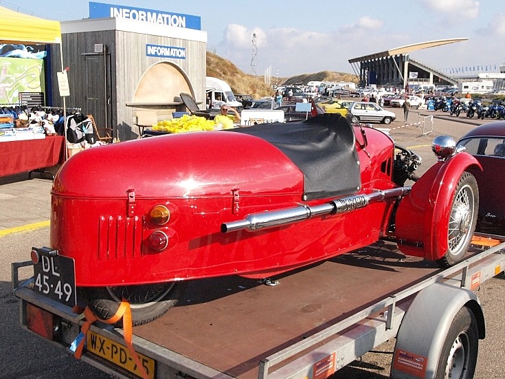 Rear view of a Morgan Super Sport