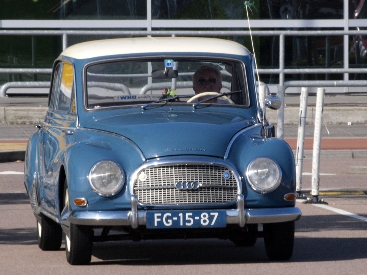 Head-on with a classic: Auto Union 1000 Super