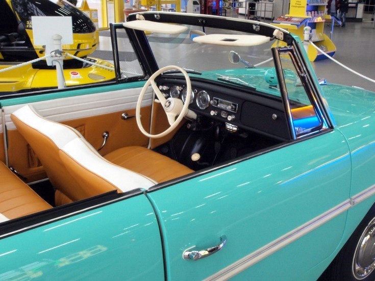 Interior of an Amphicar (Eurocar)