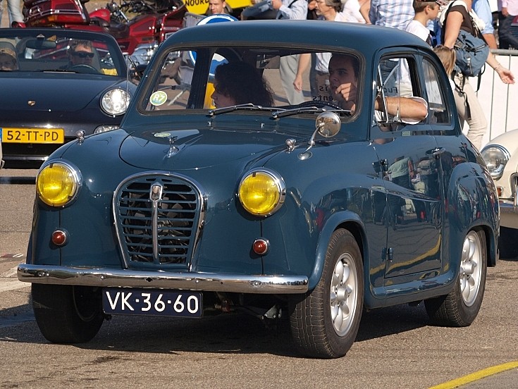 Classic compact car Austin A35 