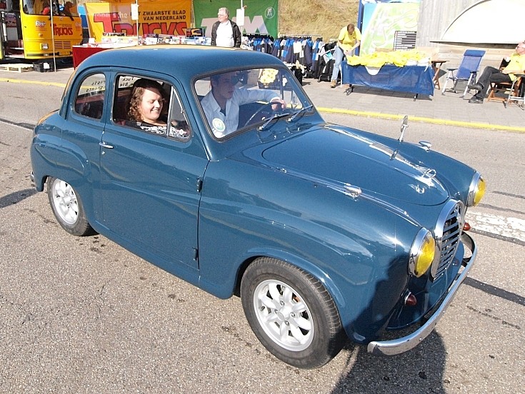 Blue 1957 manufactured Austin A35