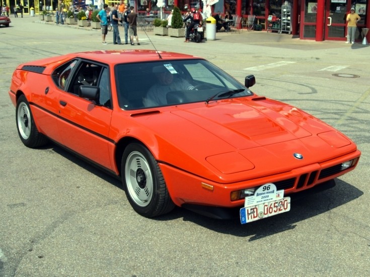 Front view of BMW M1 in good condition