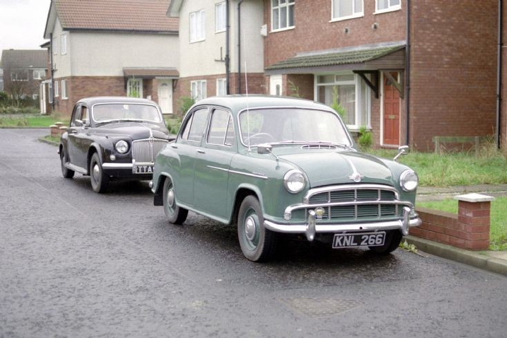 Morris Oxford MO series and Friend 1998 This pair are seen at Hadrian Park