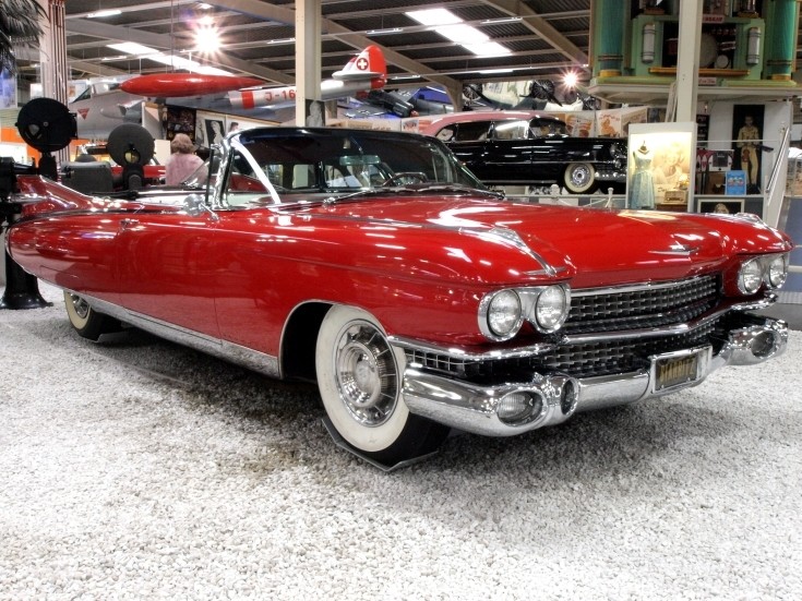 Red Cadillac Convertible Classic and Vintage Cars
