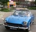 Blue Fiat Cabrio in Maaseik ( B )