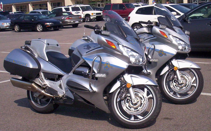 Honda st1300 police motorcycle