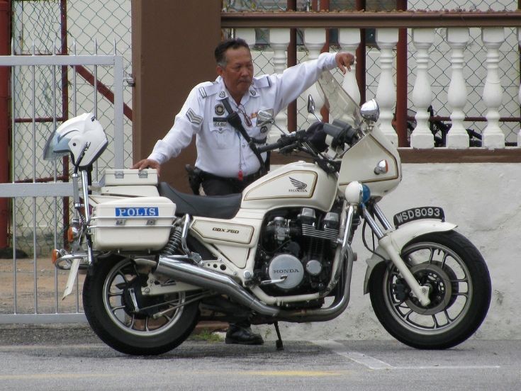 Cbx 750 honda police