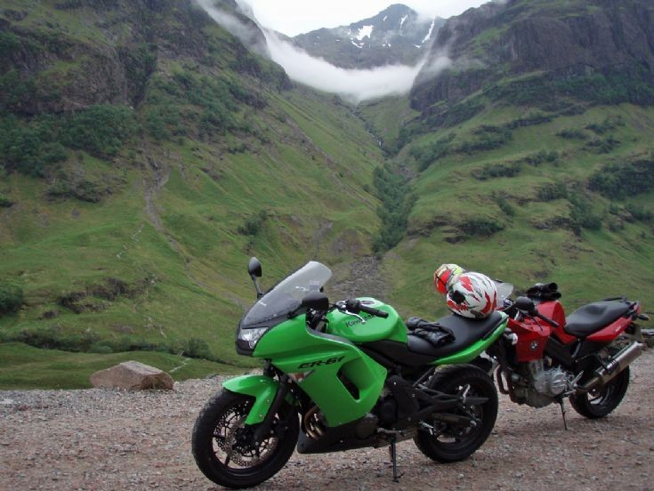 Kawasaki ER-6F (Glen Coe, Scotland)