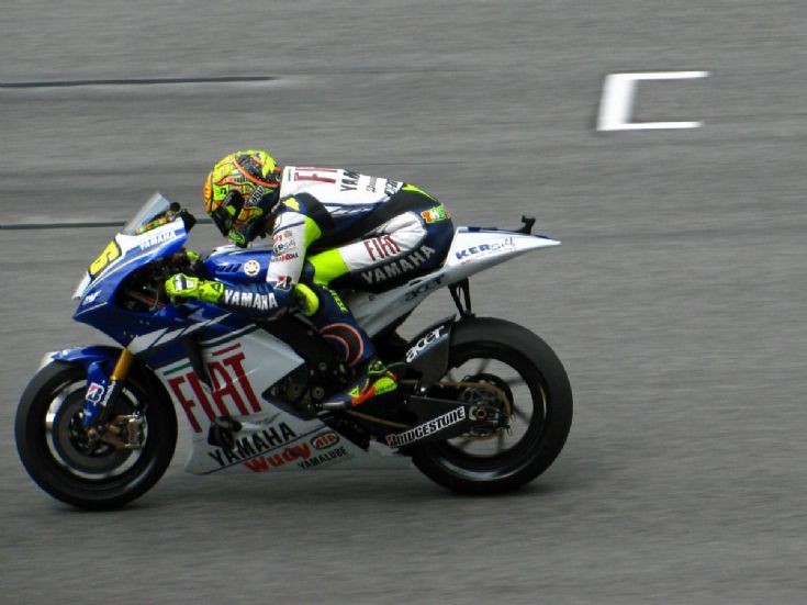 Rossi's Fiat Yamaha YZR-M1
