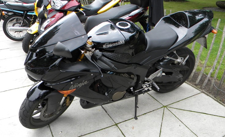 Black Kawasaki in Norwich
