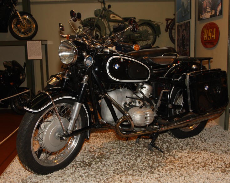 Classic BMW motorcycle