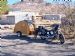Harley with camper trailer