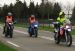 Police and two traffic stewards in Holland.
