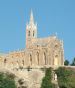 Gozo Church with 4 face clock