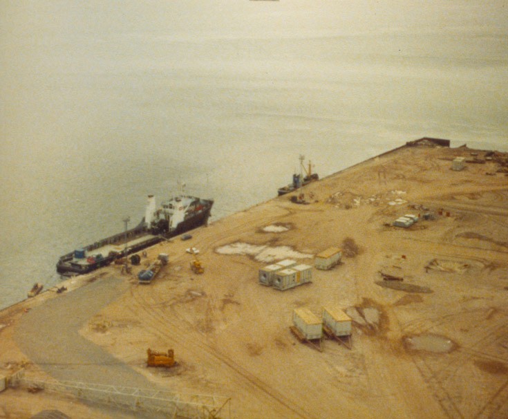 Supply boat.