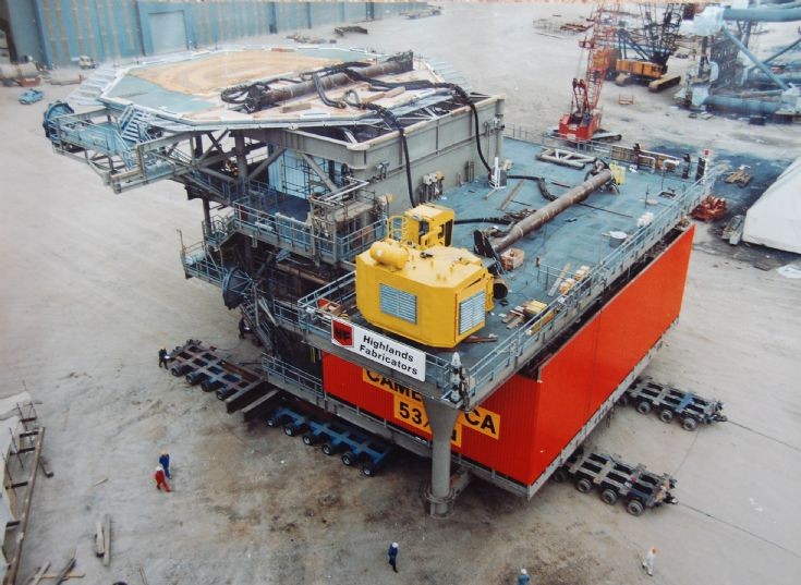 Mobil Camelot CA Topsides