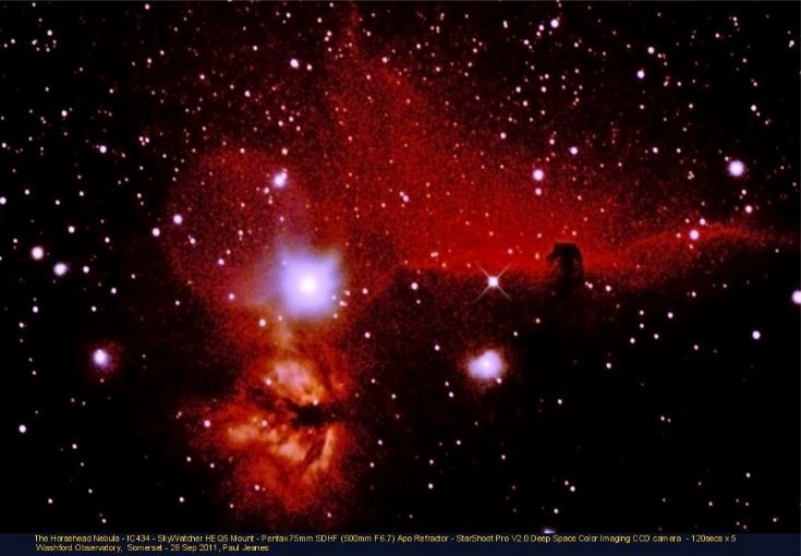 The Flame Horsehead Nebula