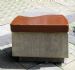 Glossy finished bench