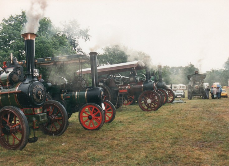 Road locomotives line-up