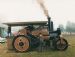 Brown road roller